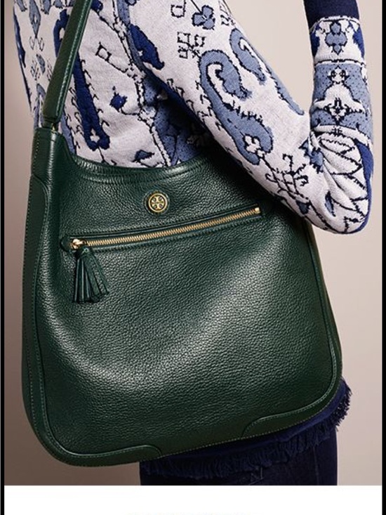 Tory Burch Handbags - Tory Burch Robinson Tassel Hobo Bag